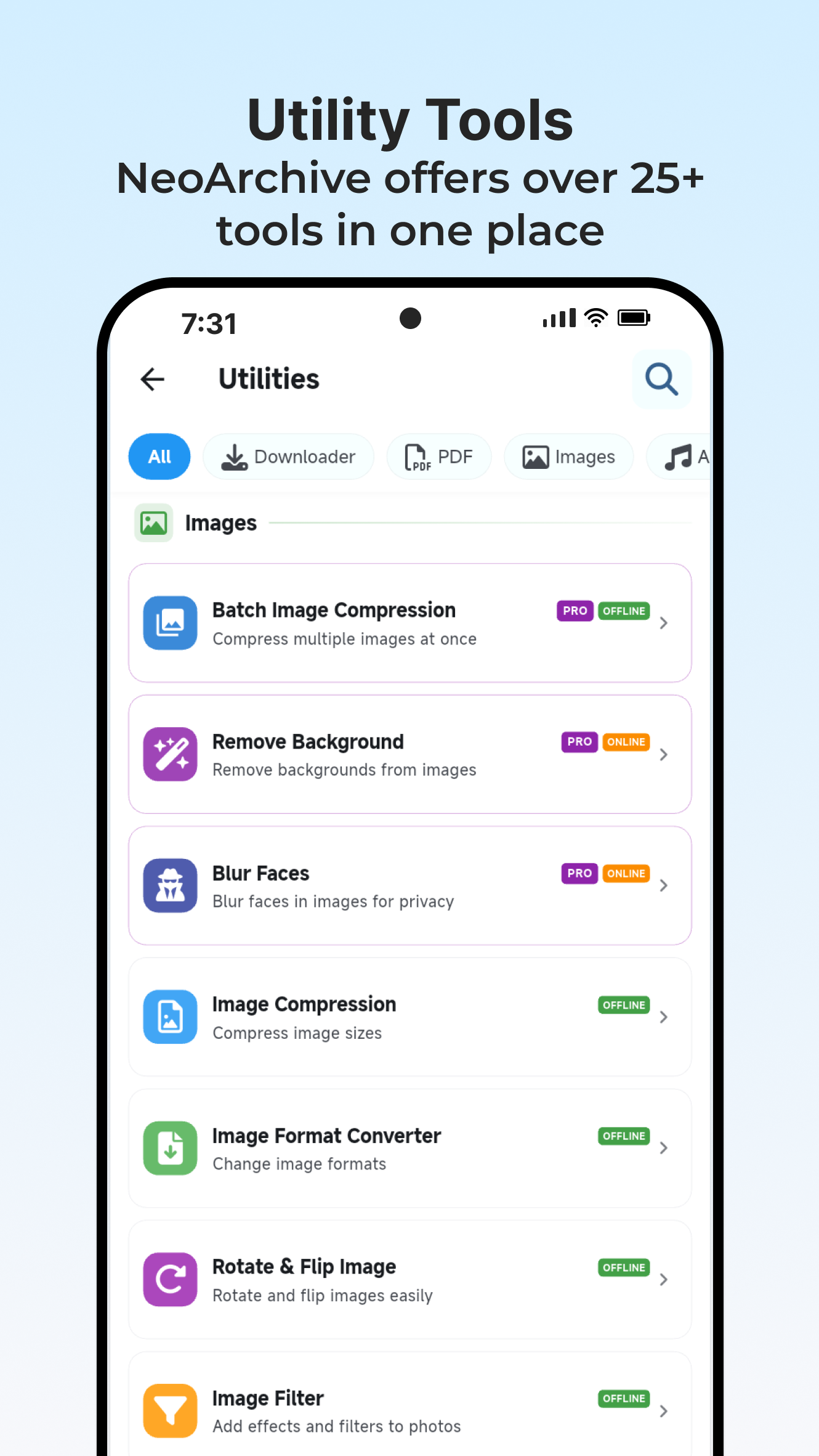 NeoArchive Utility Tools - Additional features and functions